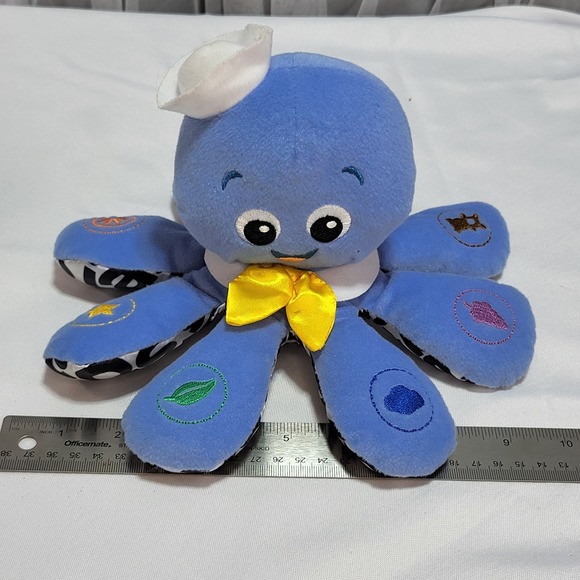 Baby Einstein Plush Octopus Multilingual Music Talking Toy Stuffed Animal Works - Picture 8 of 8